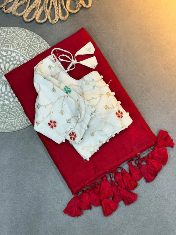 PRESENTING KHADI COTTON SAREE