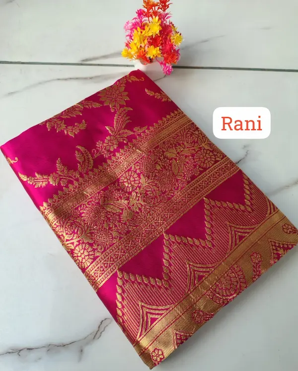 Banarasi Soft Silk Weaving Saree