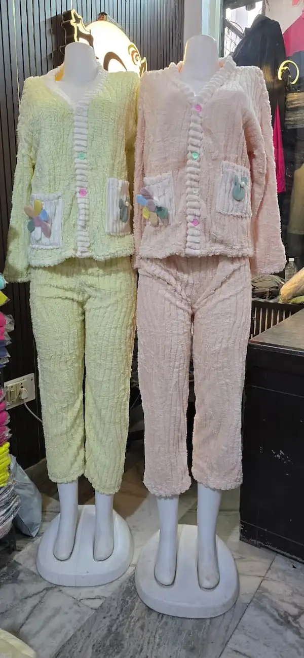 Winter Chinese Fabric Cord Set