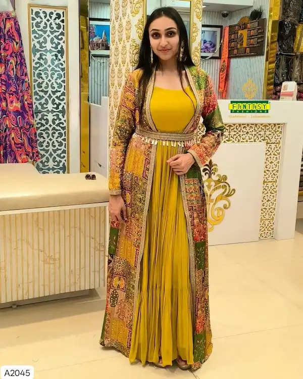 Designer Pakistani 4-Piece Party Wear Set