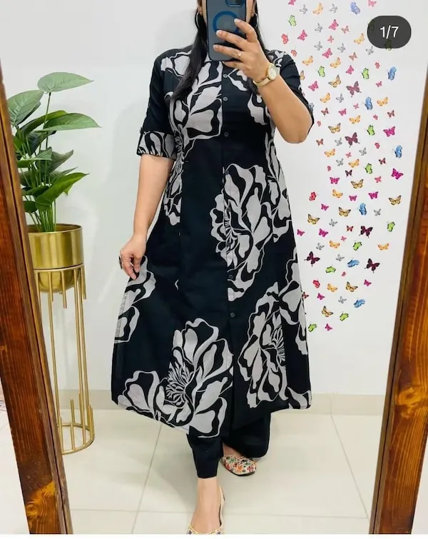 Pure Cotton Kurti Palazzo Set | Beautiful Wear Co-Ord Set