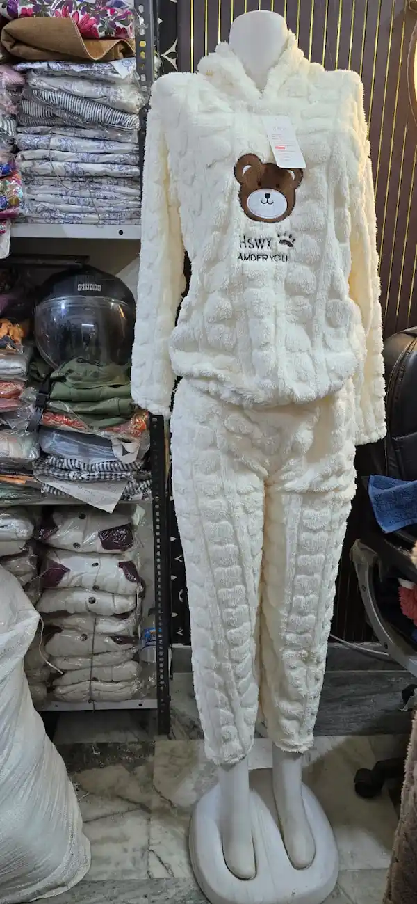 Winter Hoodie Set for Women Soft Chinese Fabric