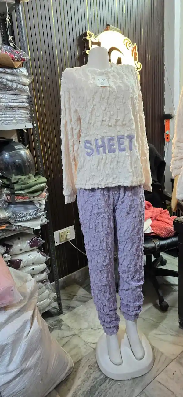 Winter Chinese Fabric Cord Set