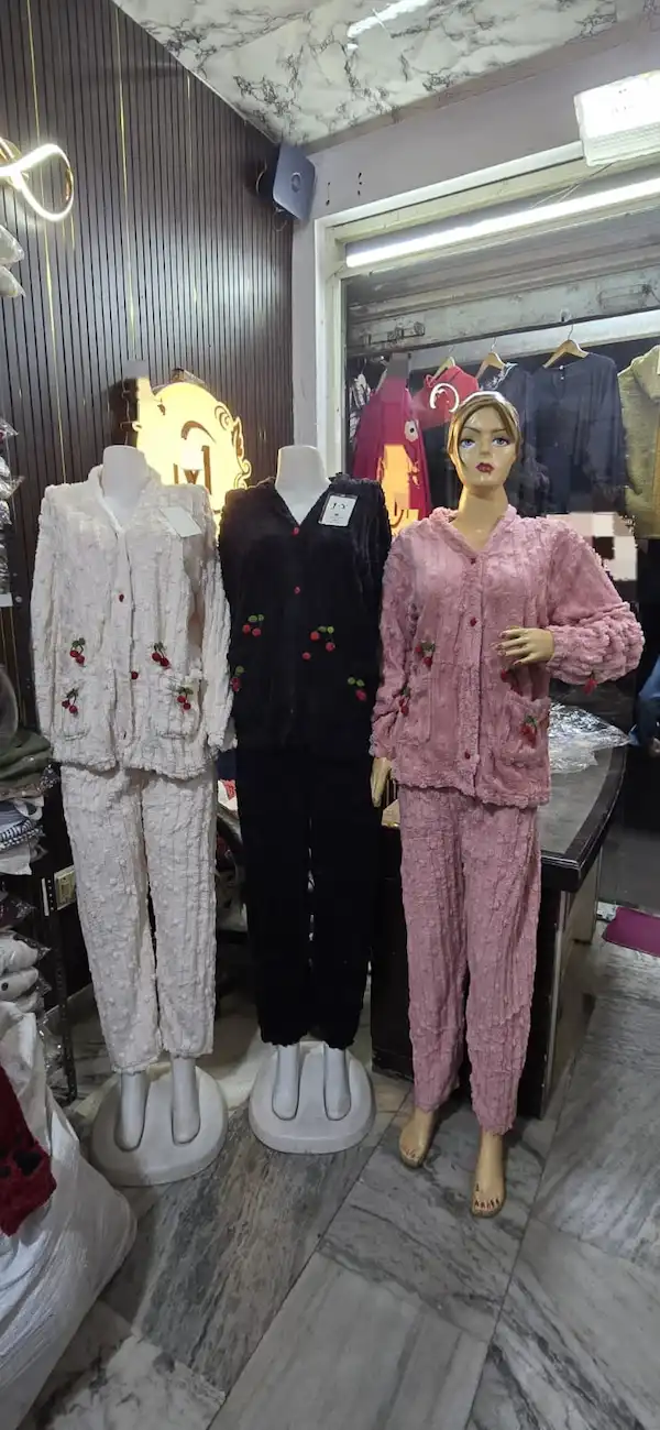 Winter Chinese Fabric Cord Set