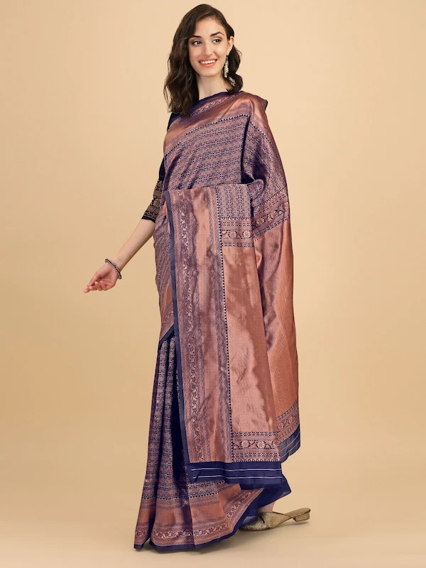 Banarasi Soft Silk Jacquard Weave Saree