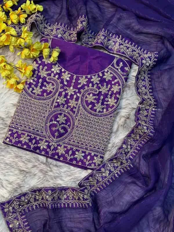 Super Hit Design Semi Gajji Silk Saree
