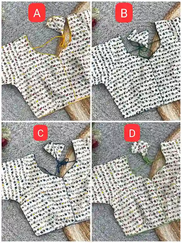 Pure Cotton Warli Print Blouse | Front Hook | Non-Padded