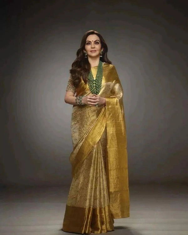 Nita Ambani Special Tissue Silk Saree