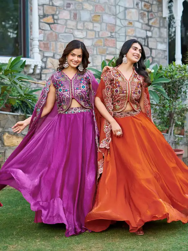 Fendy Silk Heavy Embroidered Lehenga Choli Set