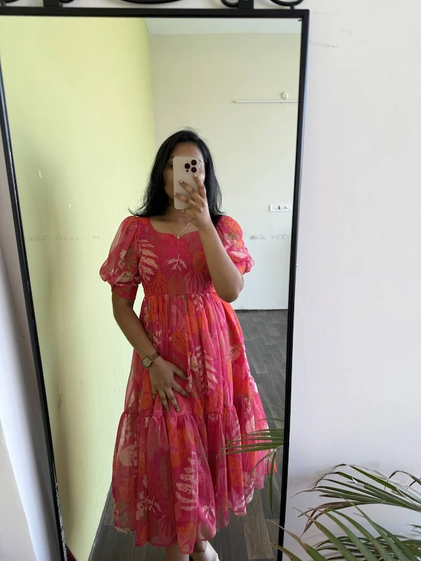 Teena Floral Print Maxi Dress