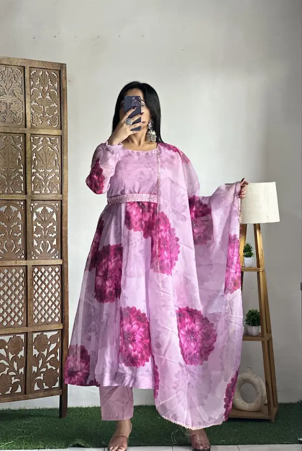 Sale Festival Special Organza Suit Set – 4 Piece