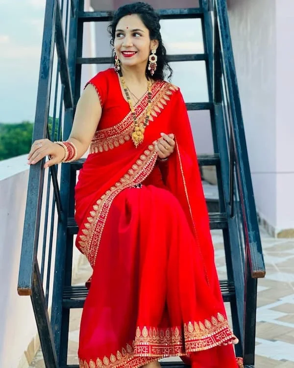 Super Trending Designer Saree – Georgette with Embroidery & Sequin Work