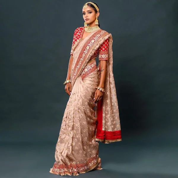 Trending Partywear Organza Silk Saree