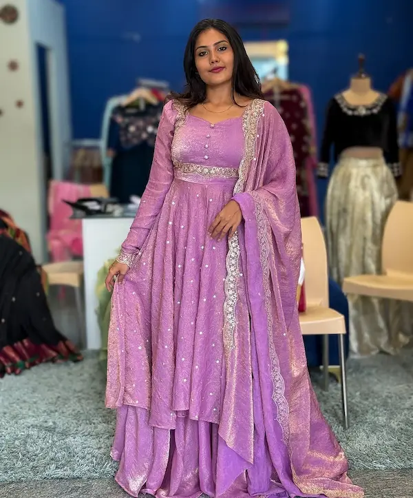 Mehru Cape Top Lehenga Set with Dupatta