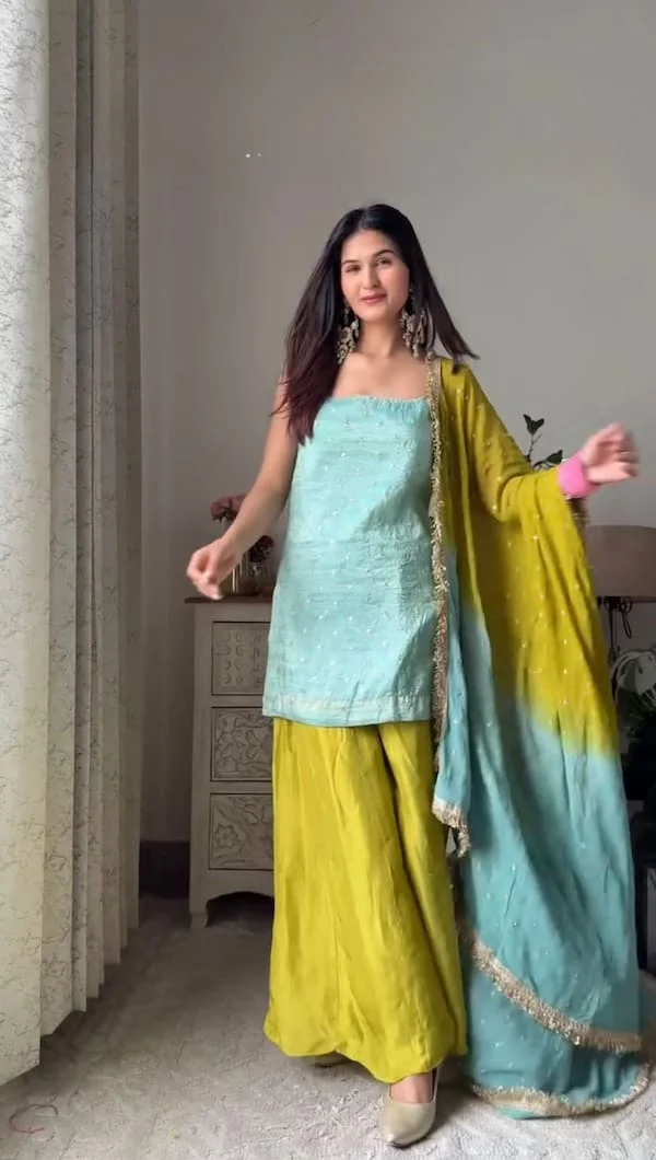 Chinon Silk Embroidered 3-Piece Set